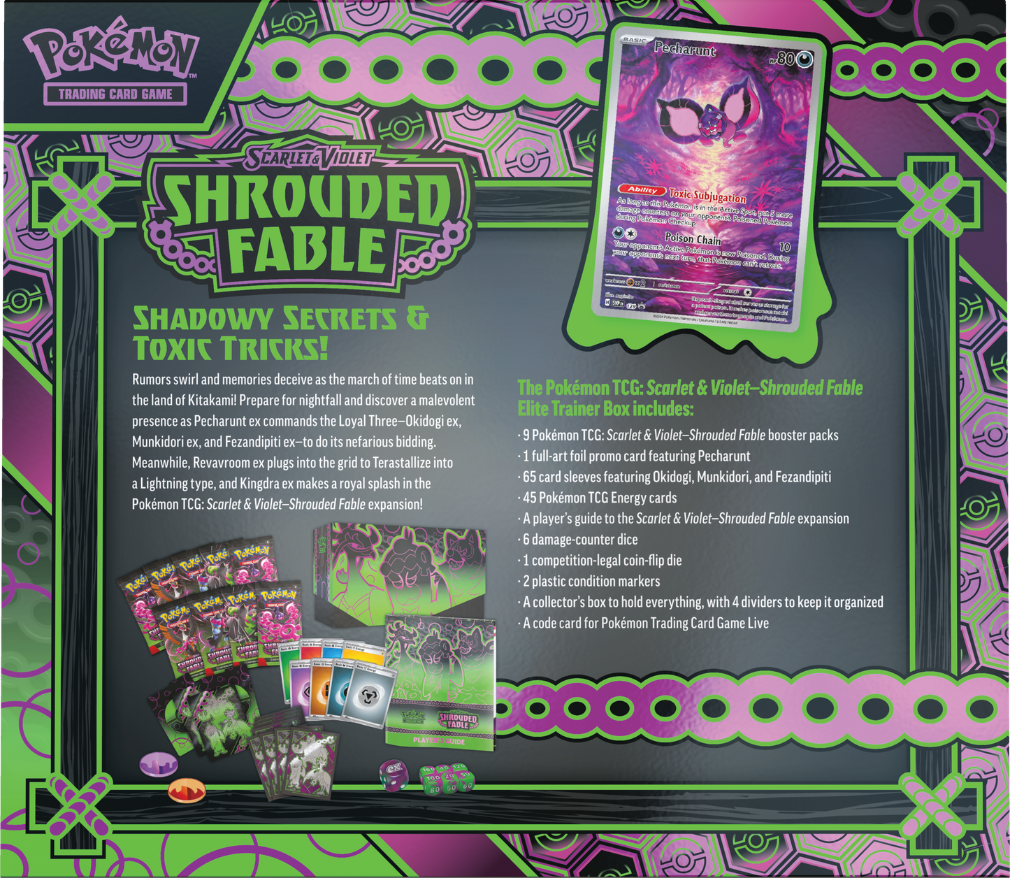 Pokémon TCG: Scarlet & Violet—Shrouded Fable Elite Trainer Box