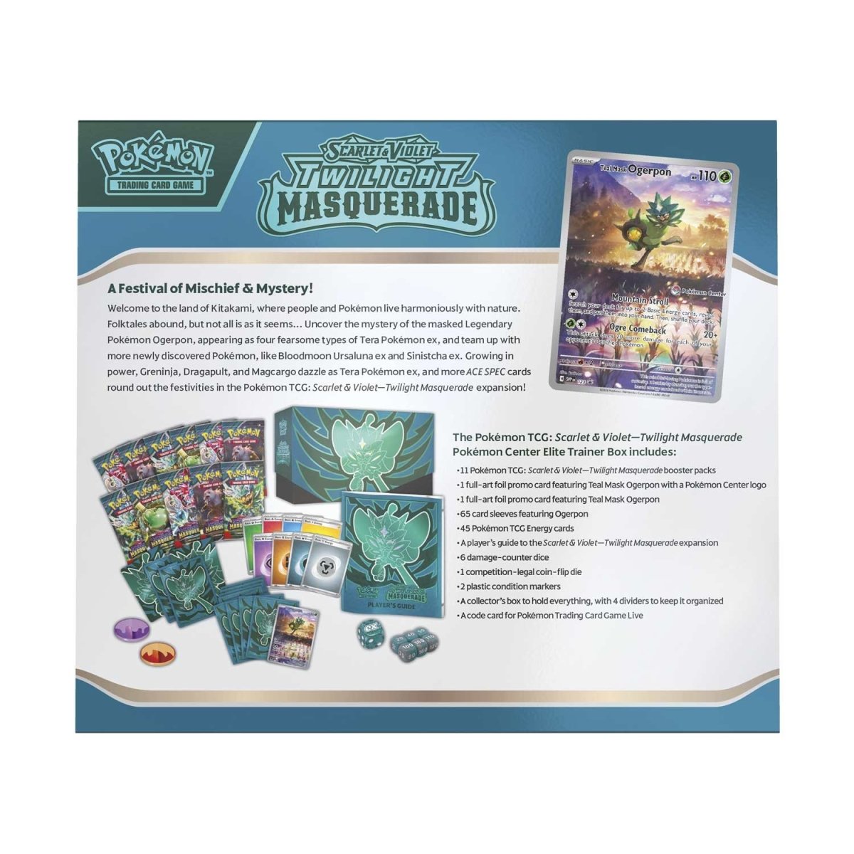 Pokémon TCG: Scarlet & Violet—Twilight Masquerade Elite Trainer Box